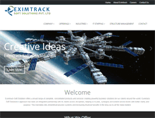 Tablet Screenshot of eximtrack.com